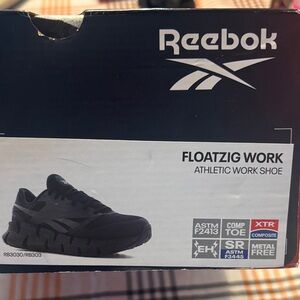 Reebok Black Floatzig Work Shoes
